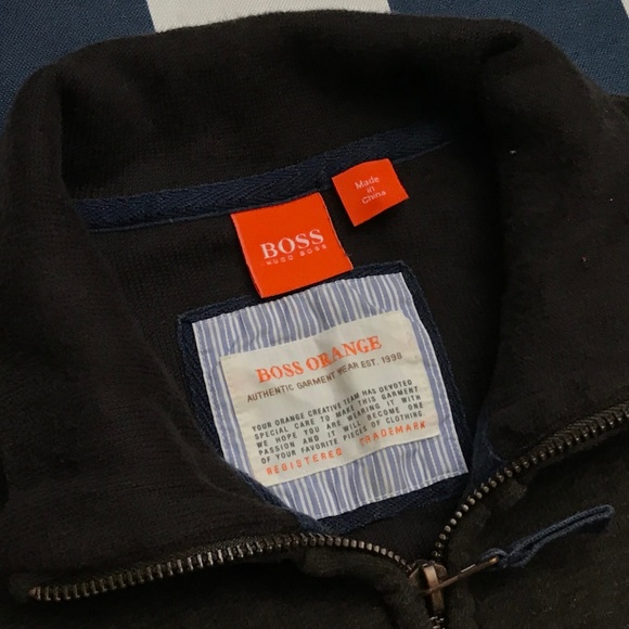 Hugo Boss Orange Long Sleeve Full Zip Jacket - Picture 2 of 8